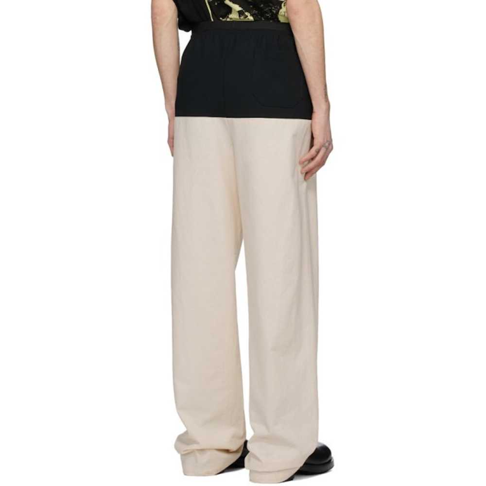 Raf Simons Straight Fit Pants With Horizontal Cut - image 2