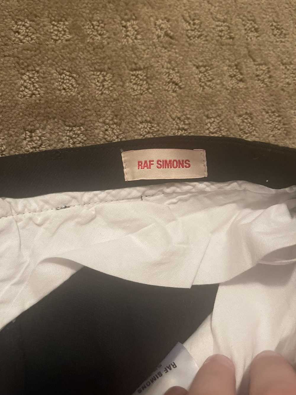 Raf Simons Straight Fit Pants With Horizontal Cut - image 6