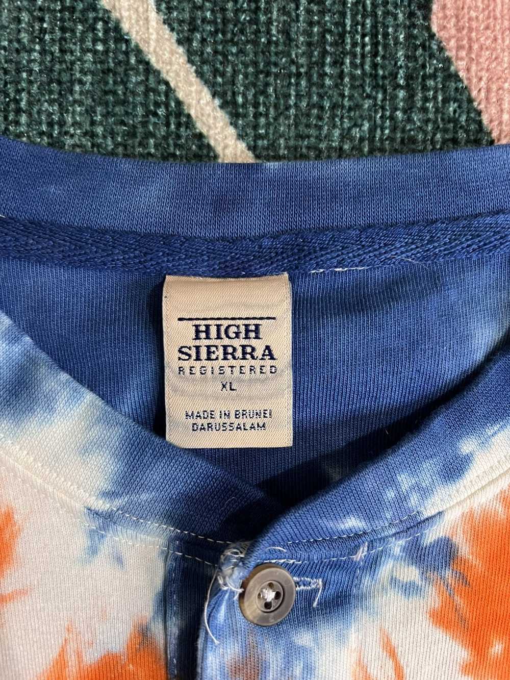 High Sierra Vintage High Sierra Tie Dye Henley Ts… - image 5