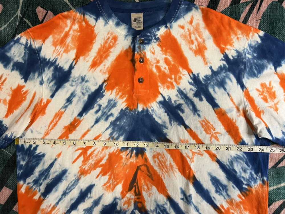 High Sierra Vintage High Sierra Tie Dye Henley Ts… - image 7