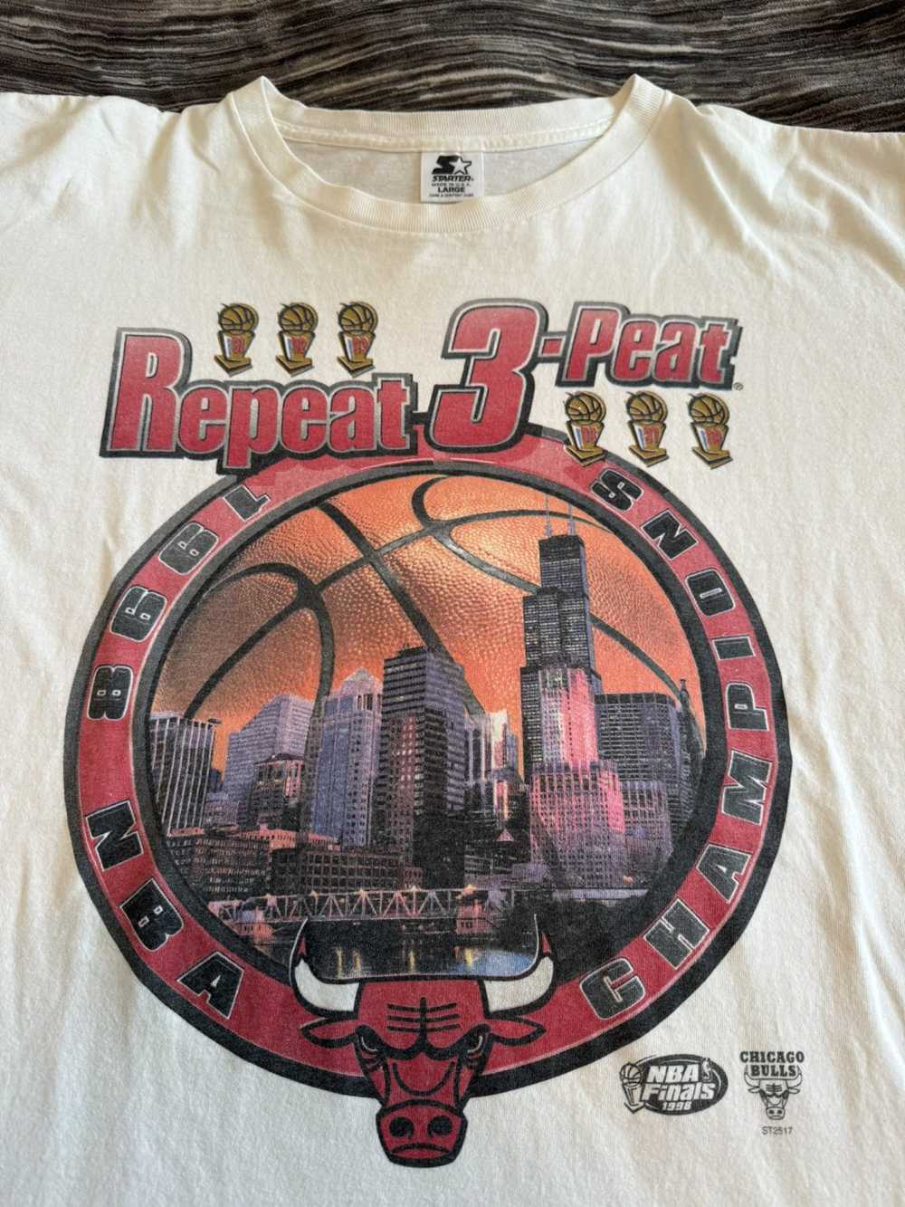 Chicago Bulls × Starter × Vintage Vintage 98 Chic… - image 3