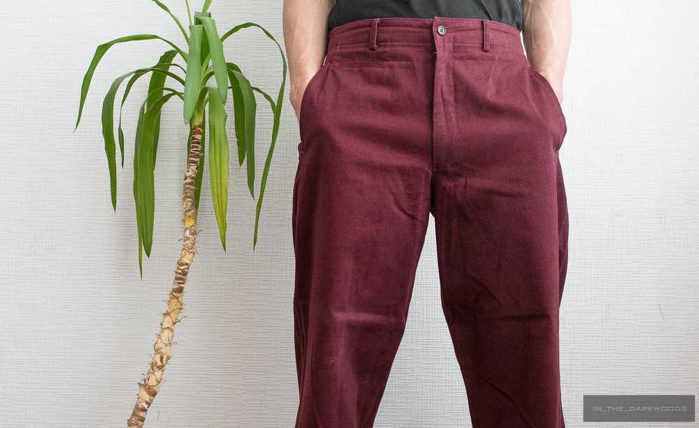 Issey Miyake Purple Issey Miyake cotton pants - image 3