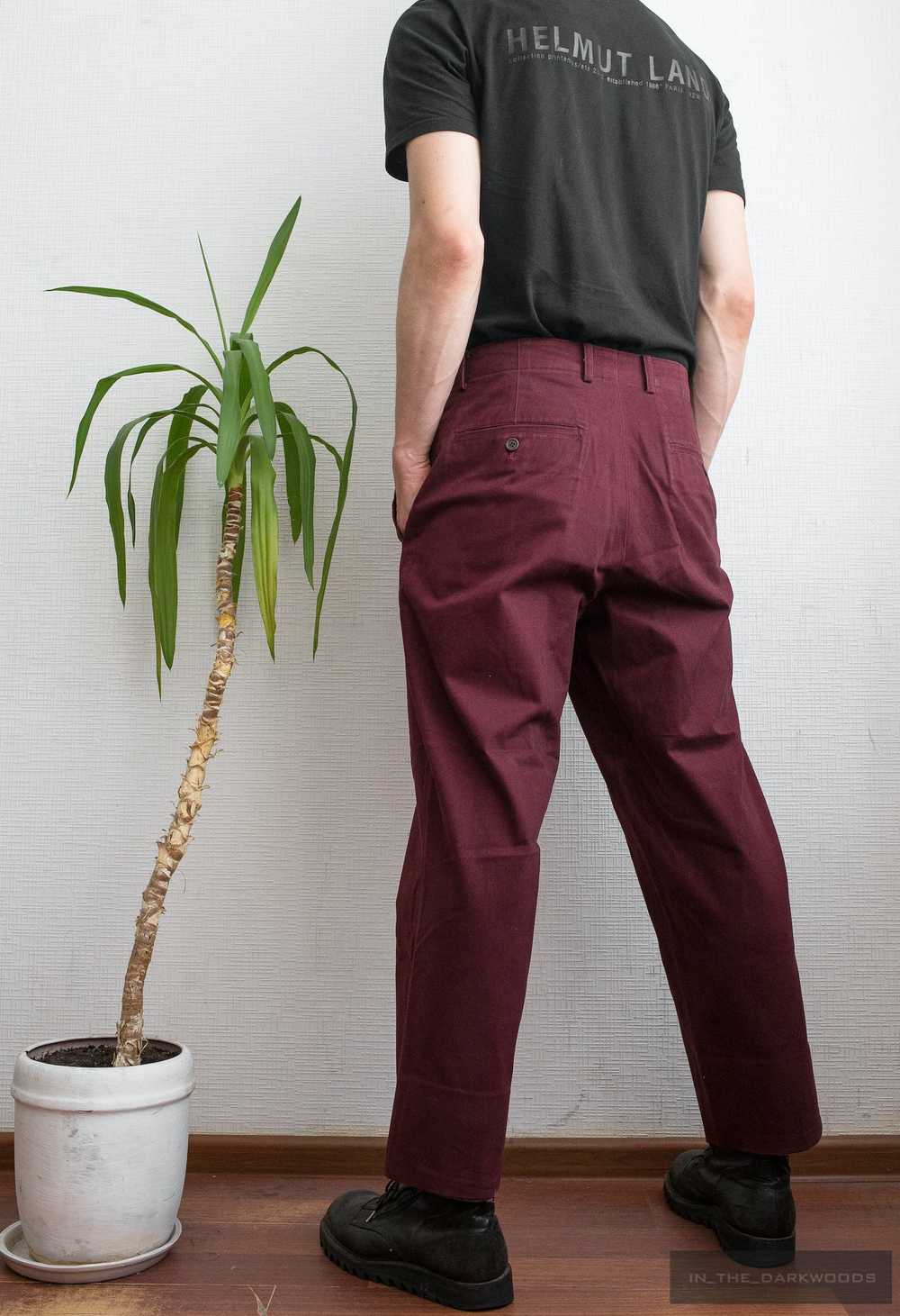 Issey Miyake Purple Issey Miyake cotton pants - image 4