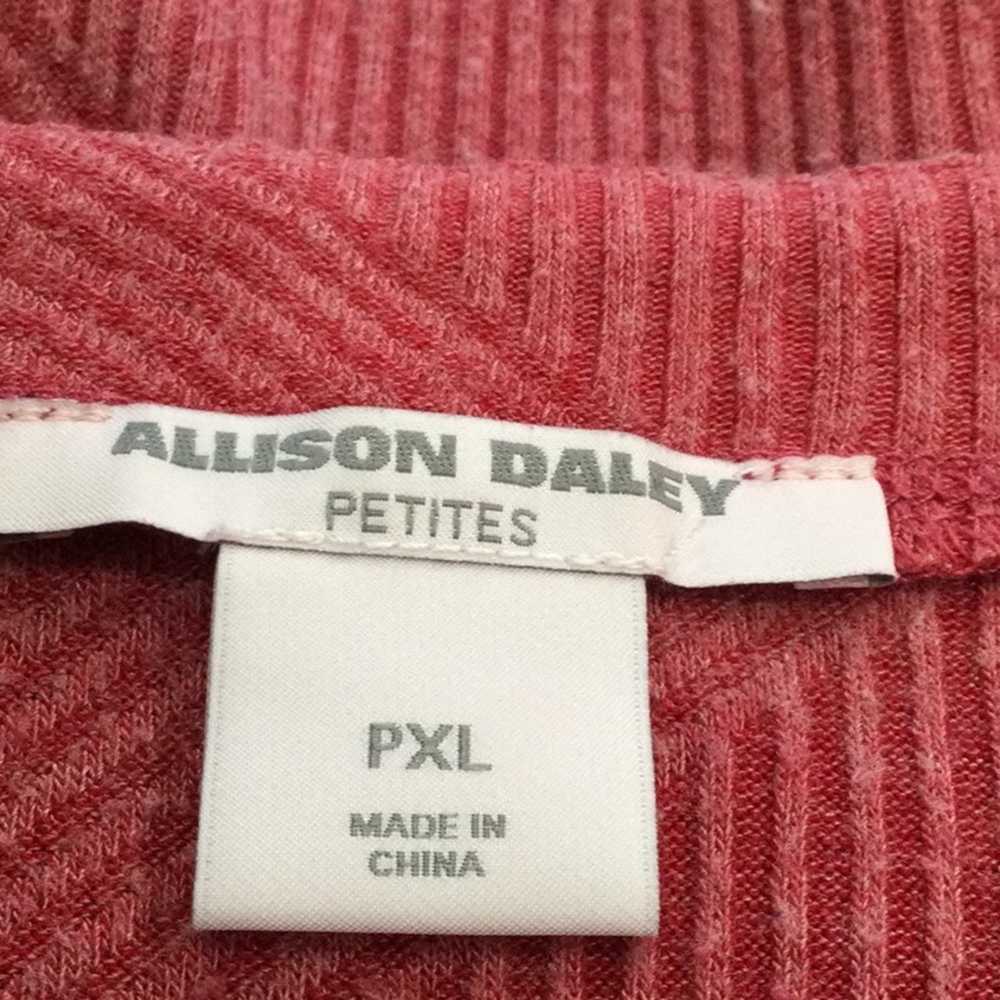 Designer Allison Daley Roll-tab Sleeve Washed Rib… - image 2