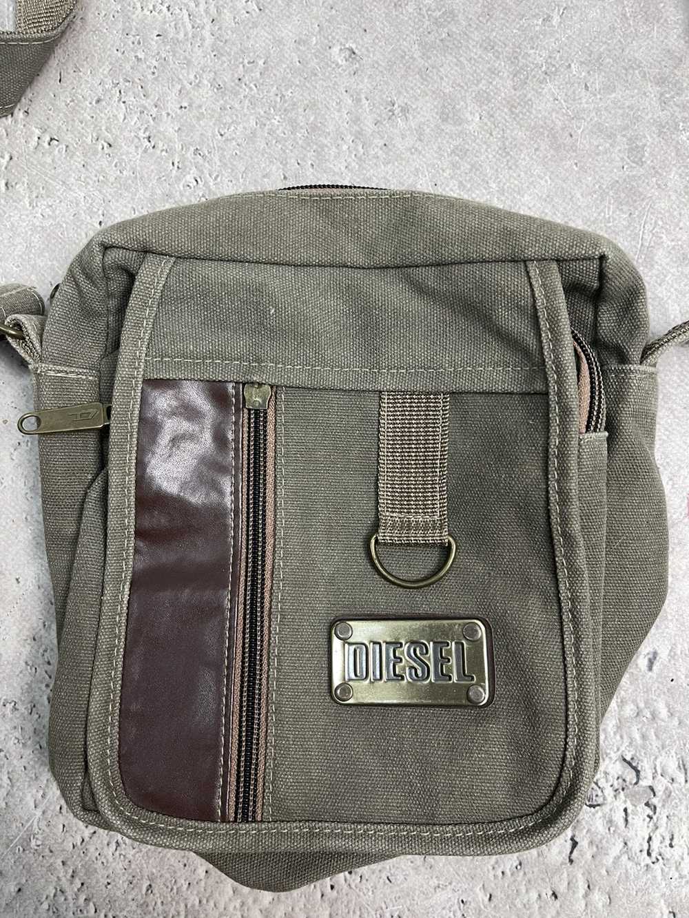 Diesel × Streetwear × Vintage DIESEL BAG messenge… - image 3