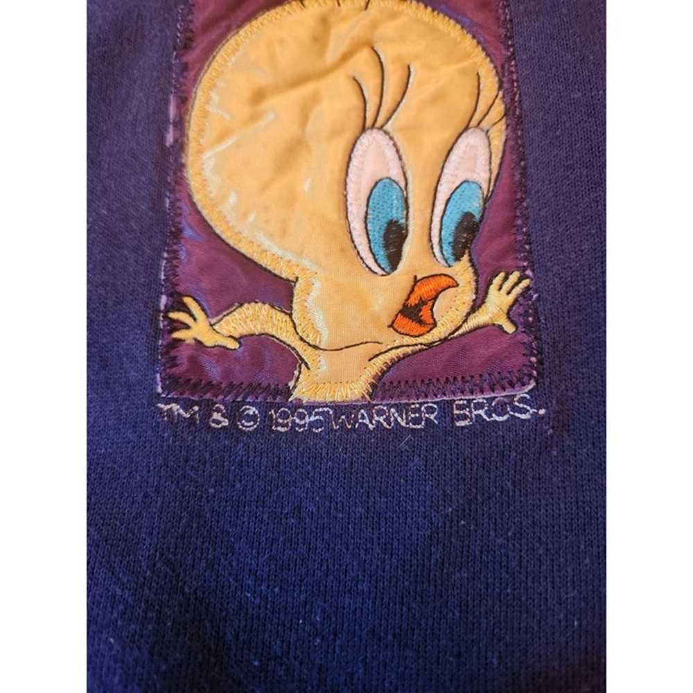 Vintage 1995 Womens Tweety Bird Sweater Crewneck … - image 3