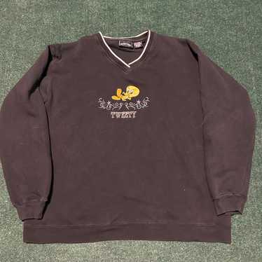 Vintage Looney Tunes Tweetie Bird Crewneck - image 1