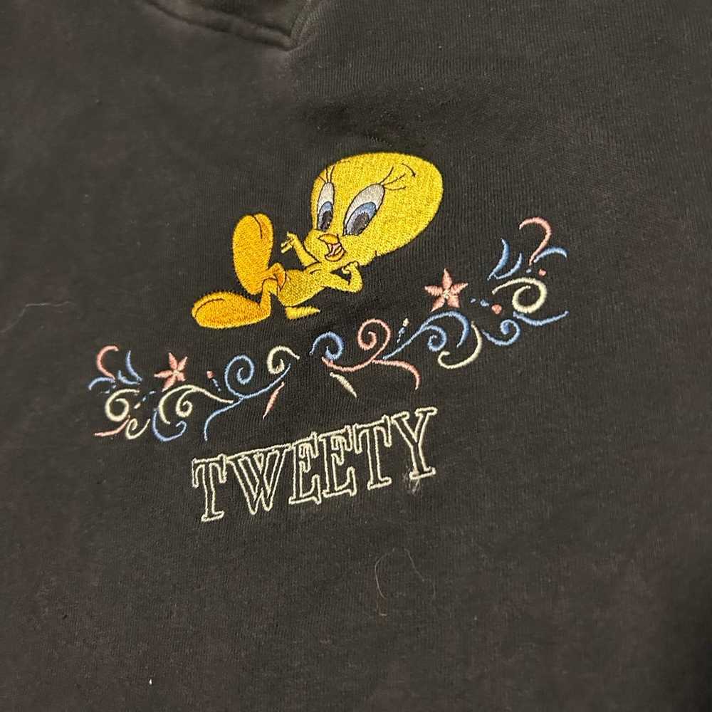 Vintage Looney Tunes Tweetie Bird Crewneck - image 2
