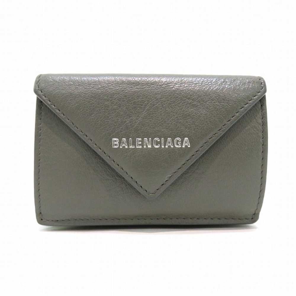 Balenciaga BALENCIAGA Paper Mini Wallet 391446 Tr… - image 1