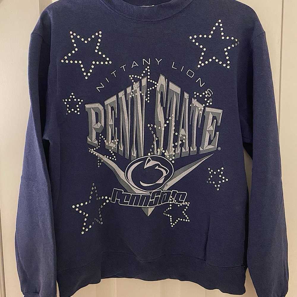 Vintage Bedazzled Penn State Crewneck Sweatshirt - image 1