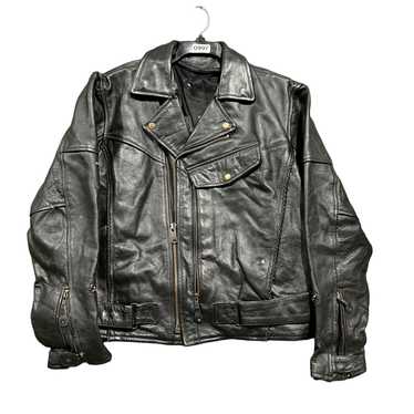 Vintage vintage echtes leder jacket size large