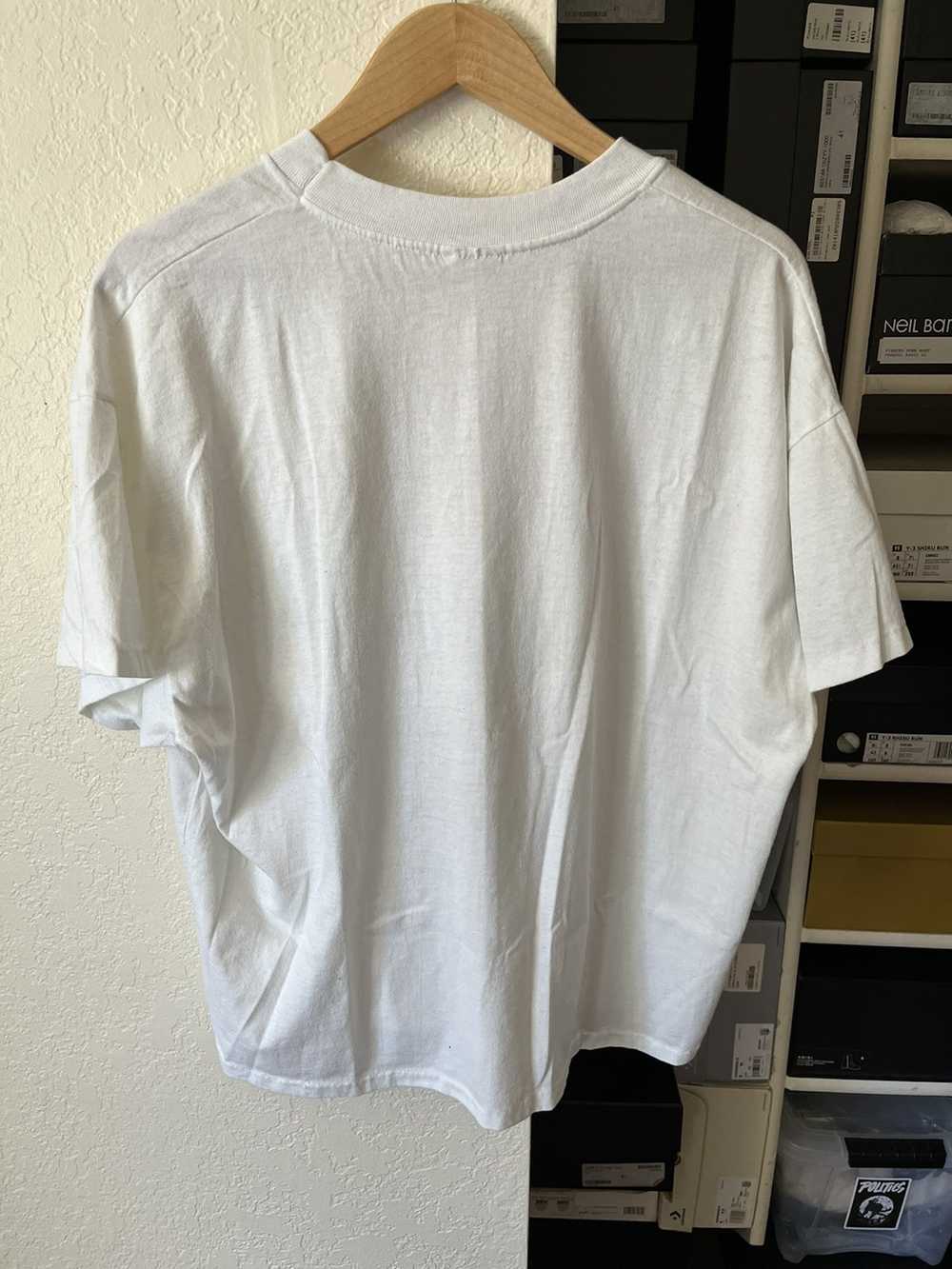 Vintage Vintage Unbranded Horror Boxy Tee White S… - image 7