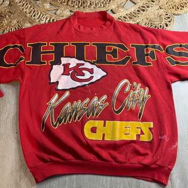 Vintage 90s NFL Kansas City Chiefs Crewneck Sweatshirt Made in USA