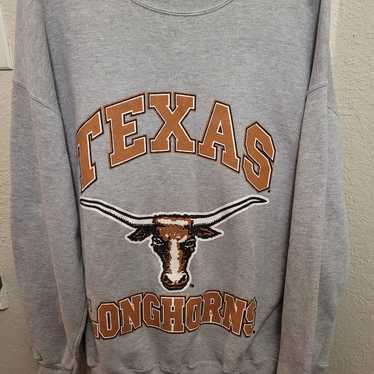 Vintage Y2K UT University of Texas Longhorns Crew… - image 1
