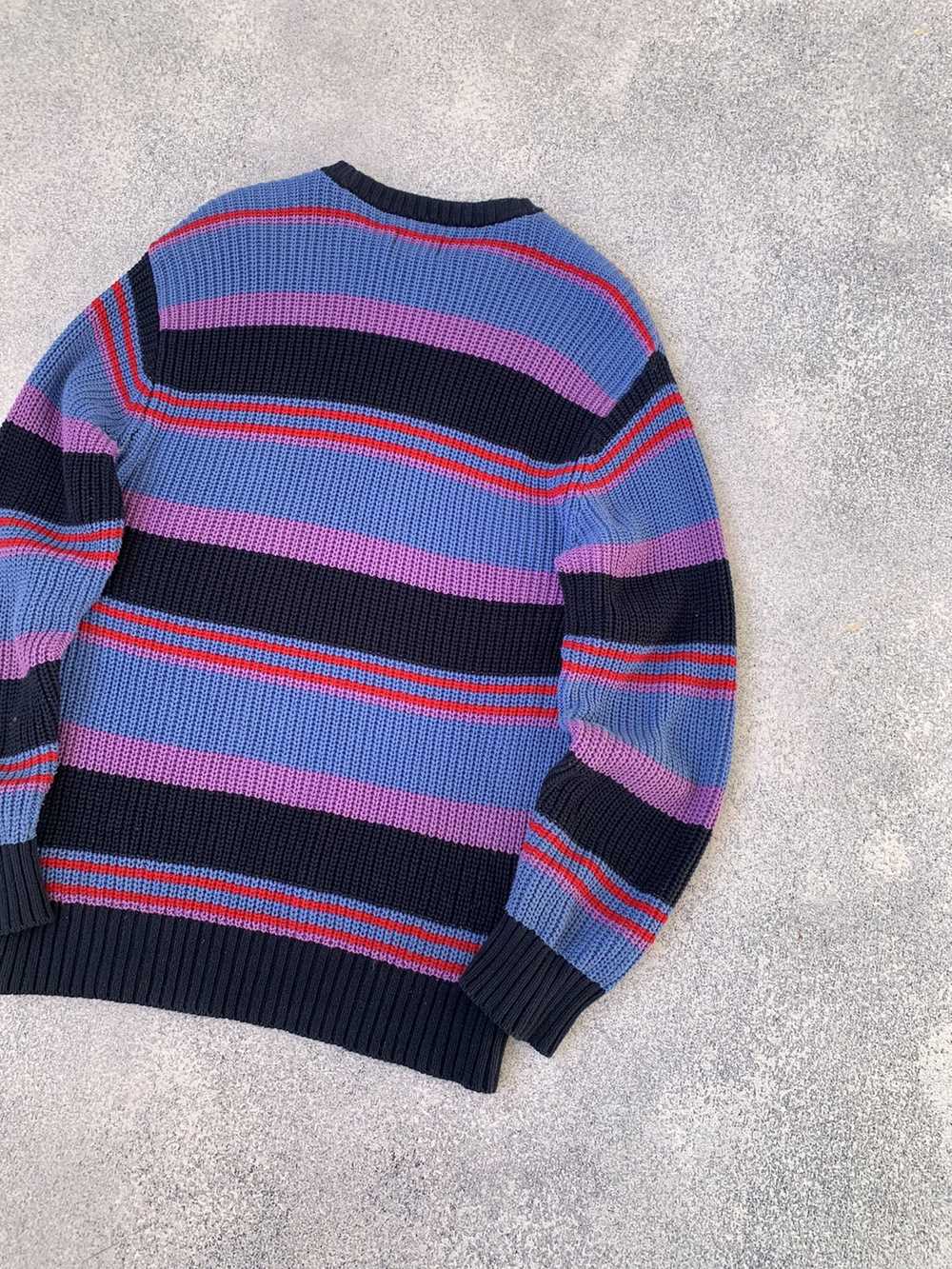 Coloured Cable Knit Sweater × Obey × Vintage Vint… - image 10