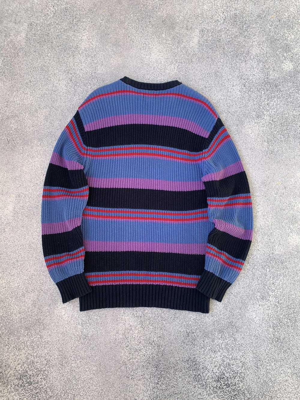 Coloured Cable Knit Sweater × Obey × Vintage Vint… - image 9