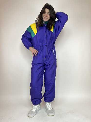 Vintage ski suit multicoloured - Gem