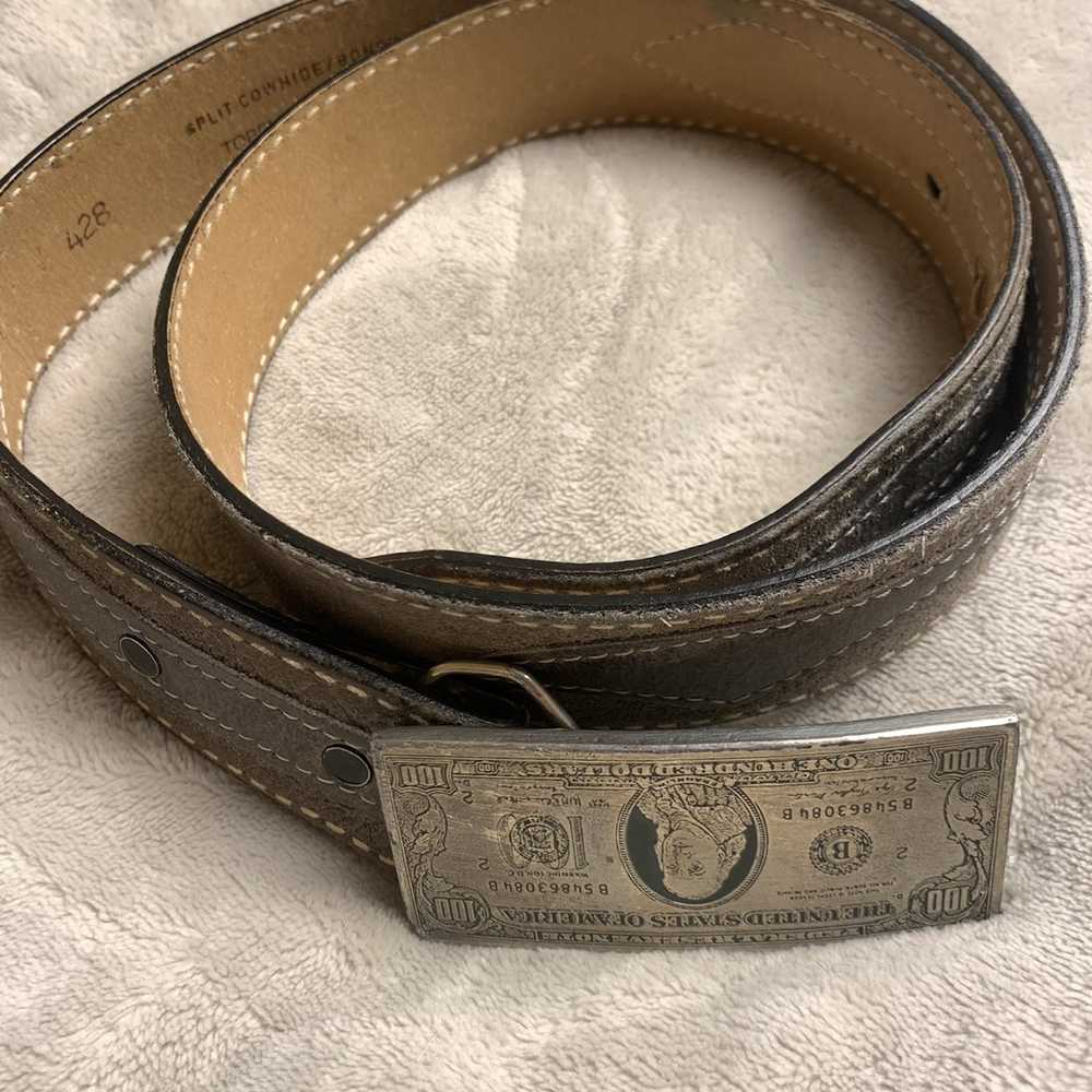 Japanese Brand × Leather × Vintage leather belts … - image 3