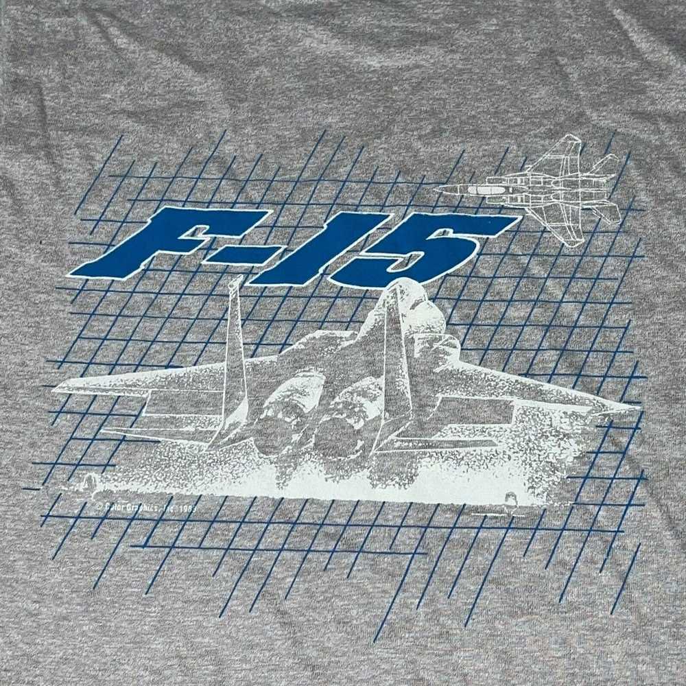 Vintage Bloopers Desert Storm F-15 T-Shirt Size M… - image 2