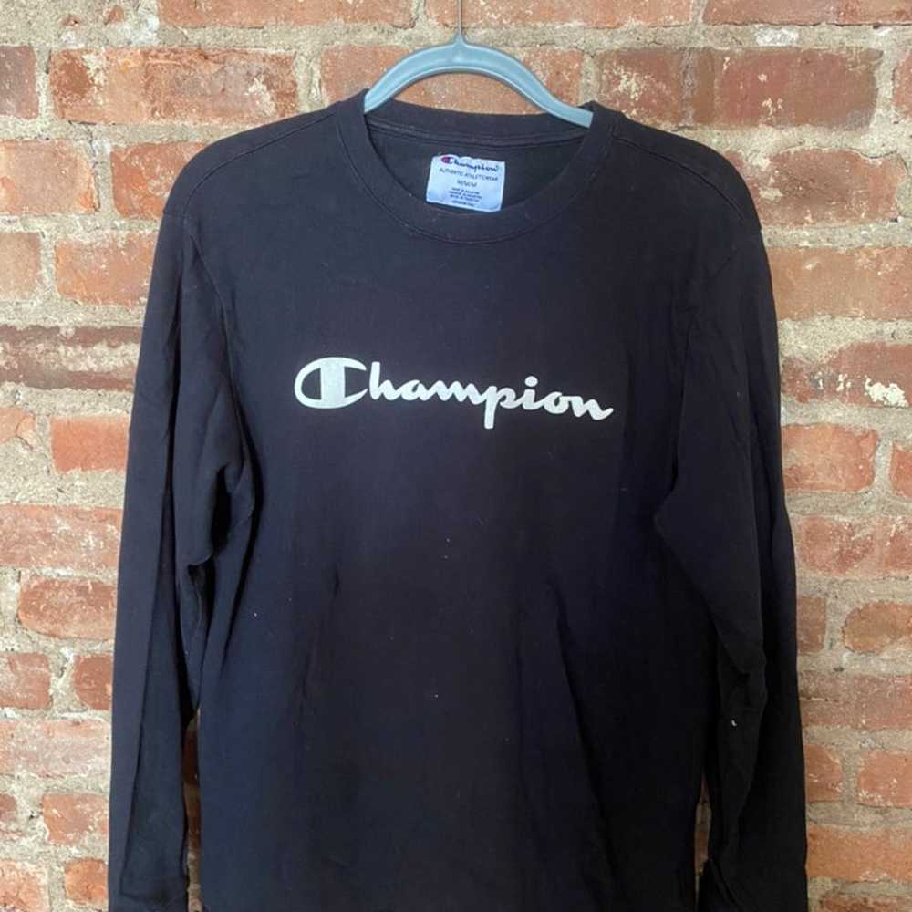 Champion Black longsleeve shirt - image 1