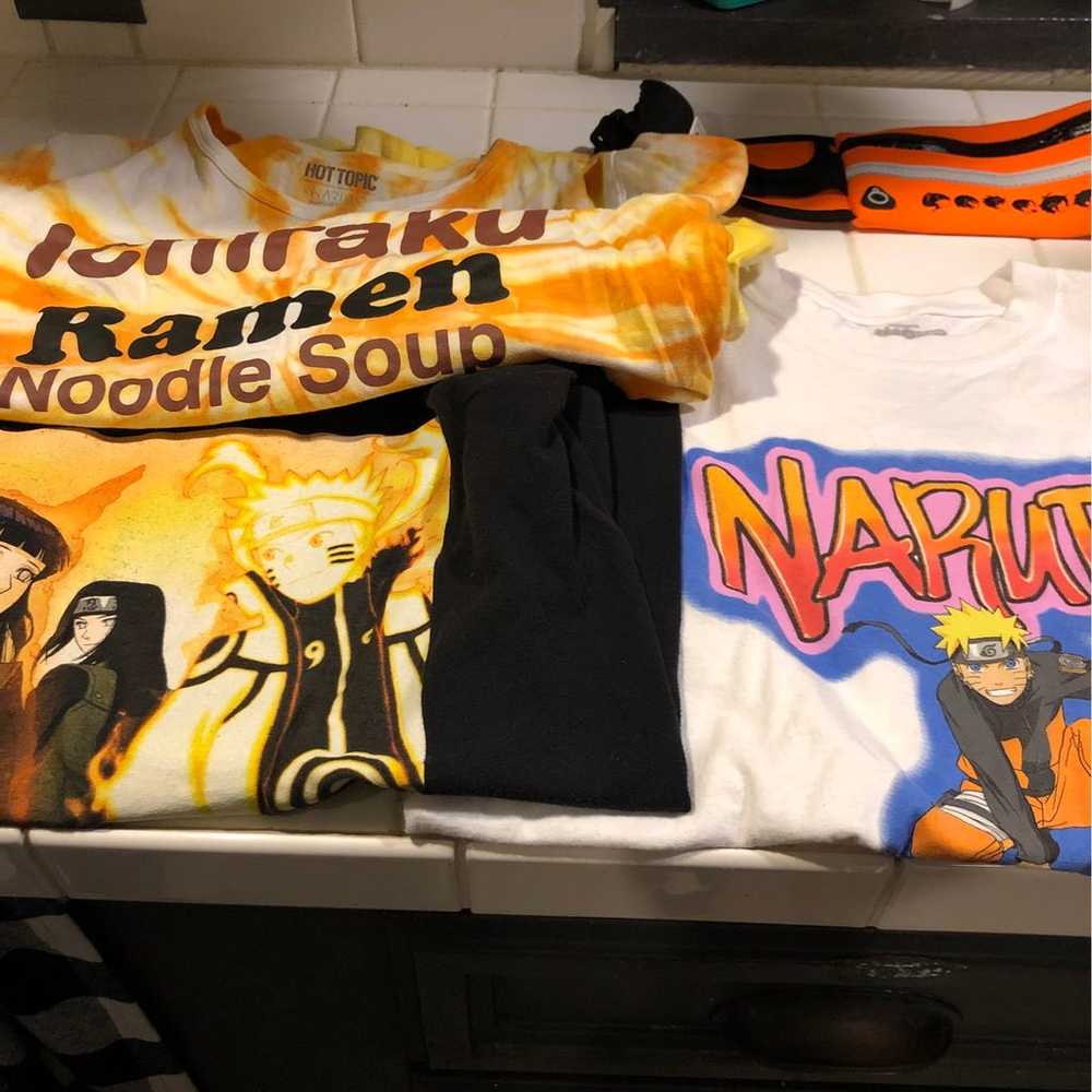Naruto 2 shirt and 1 night shirt bundle from Hot … - image 1