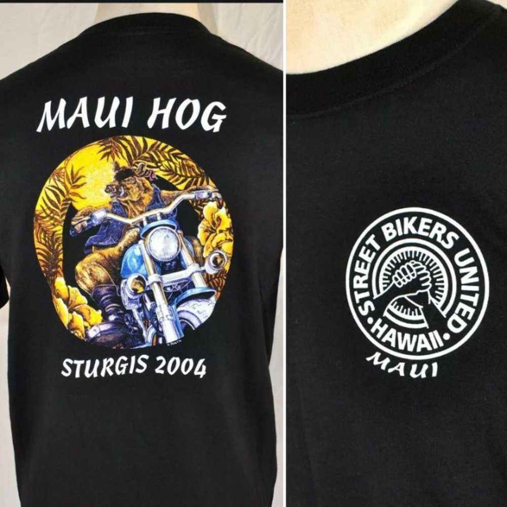 Maui Hog Sturgis 2004 Motorcycle Rally M T-shirt … - image 1