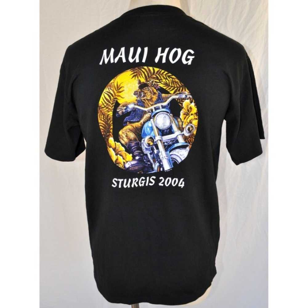 Maui Hog Sturgis 2004 Motorcycle Rally M T-shirt … - image 3