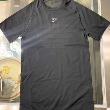 Gymshark Compression Shirt Mens M Teal Short Sleeve Base Layer