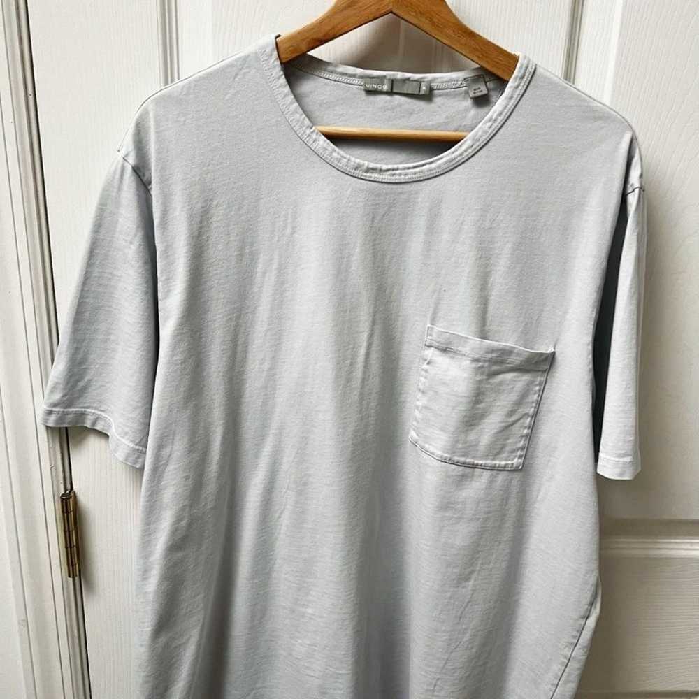 Vince Regular Fit Garment Dye Pocket T-shirt - image 2
