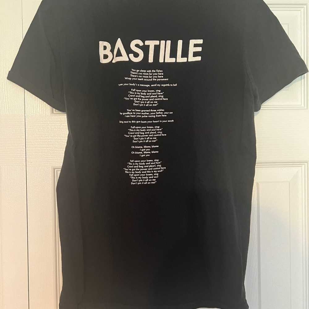 Bastille Rare Blame Music Lyrics T-shirt - image 4