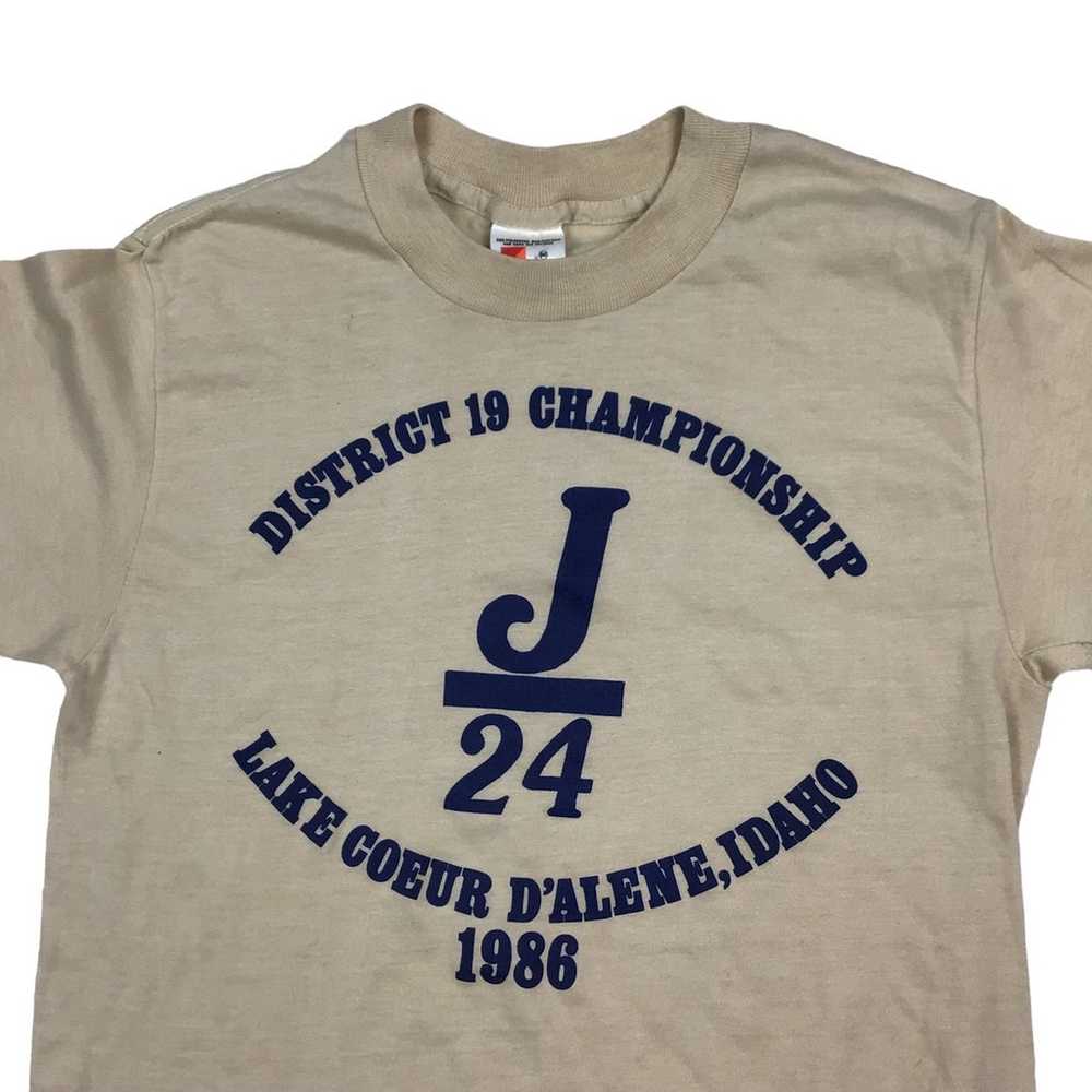 Vintage 1986 J19 District Championship Lake Coeur… - image 4