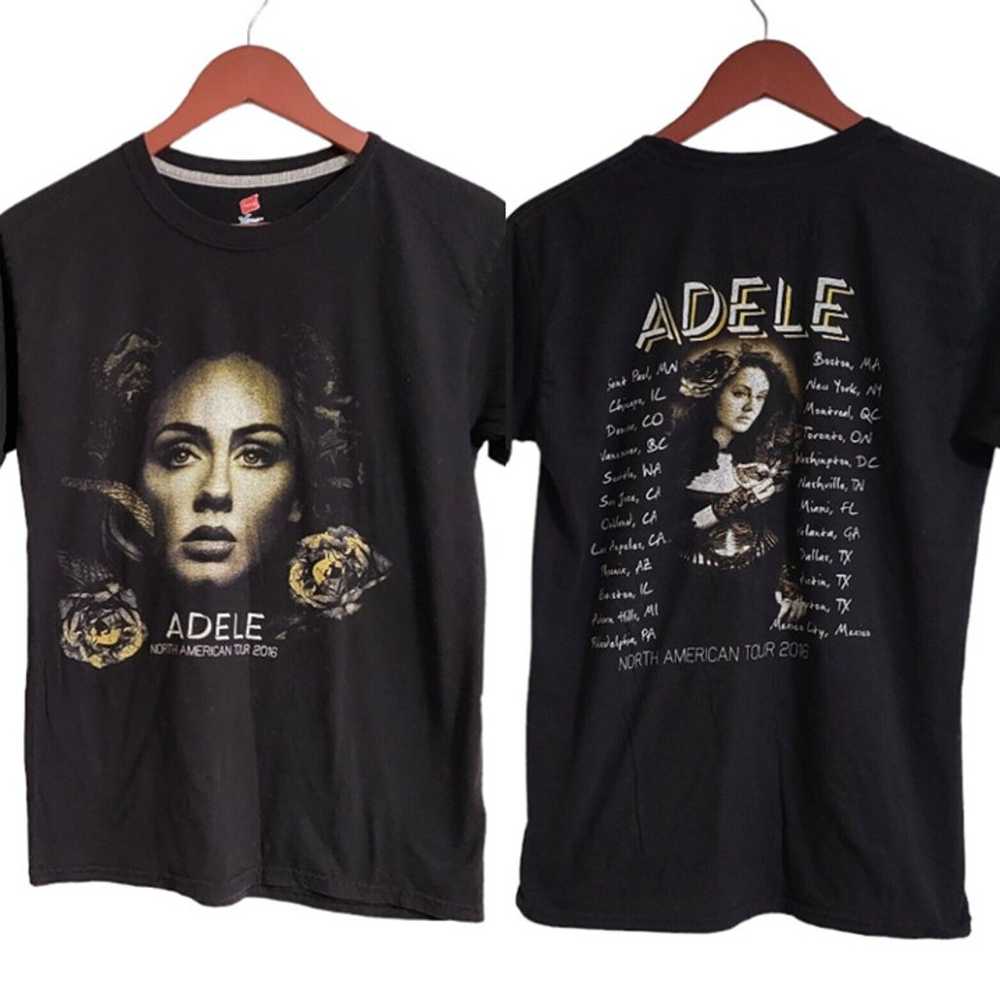 Adele Live 2016 T-Shirt Size L Adele Concert Tour… - image 1