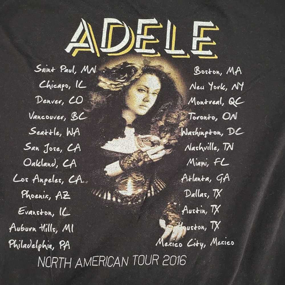 Adele Live 2016 T-Shirt Size L Adele Concert Tour… - image 5