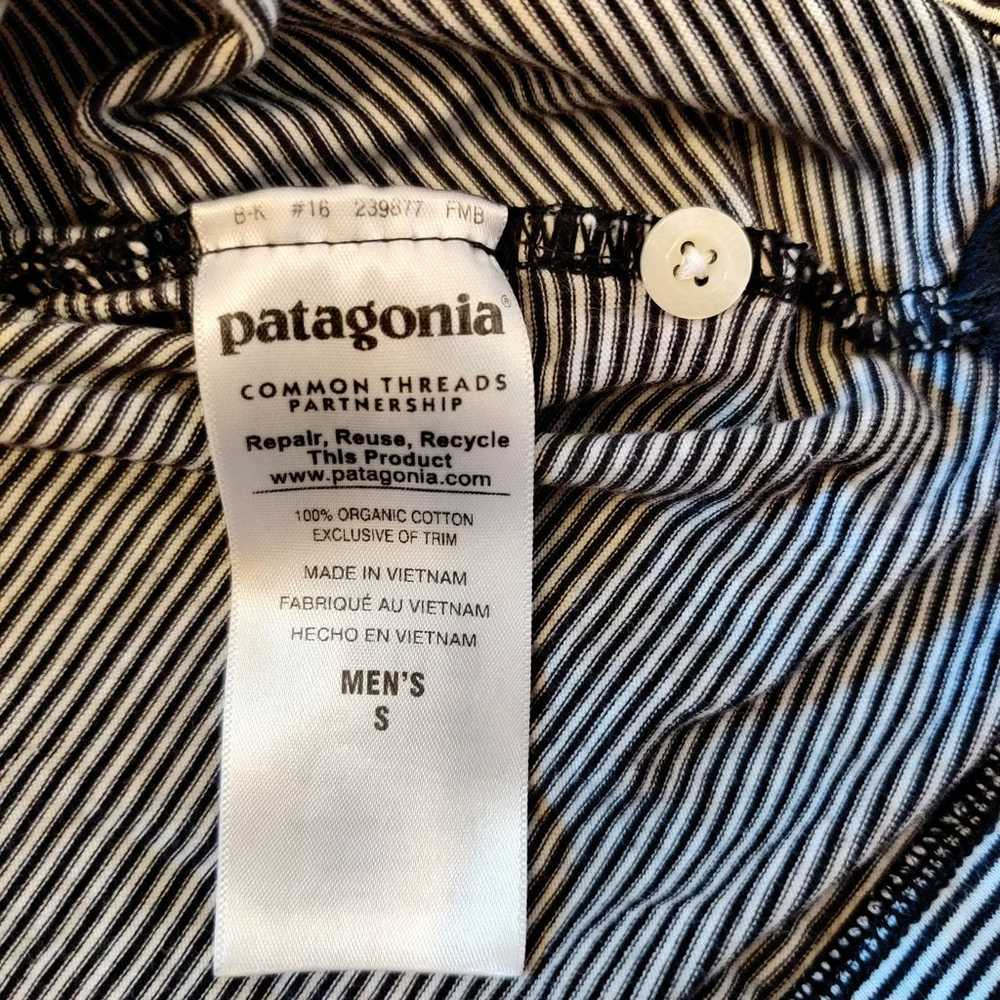 Patagonia Men Organic Cotton Black White - image 7