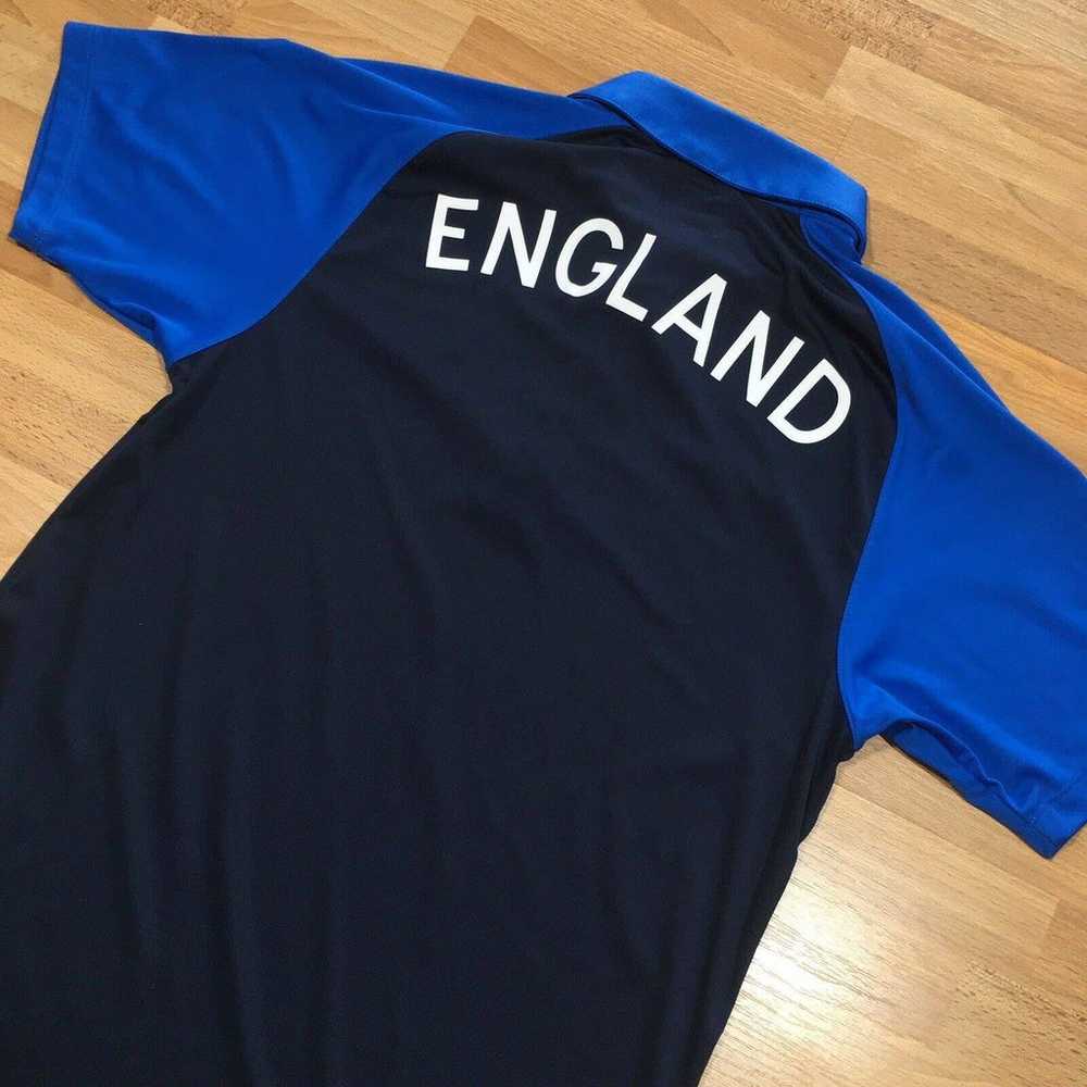 Umbro Blue England Soccer Football Tailored Jerse… - image 2