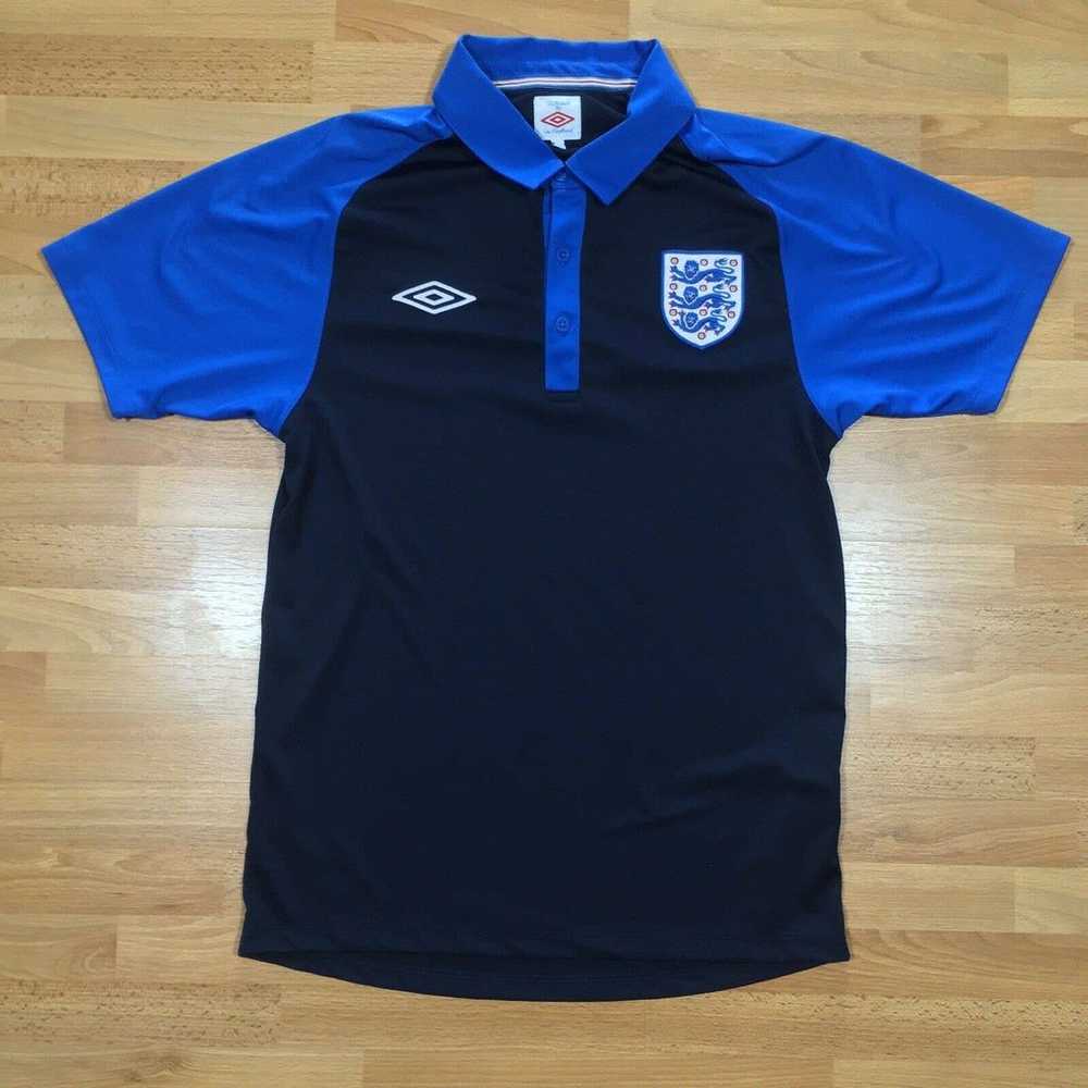 Umbro Blue England Soccer Football Tailored Jerse… - image 3