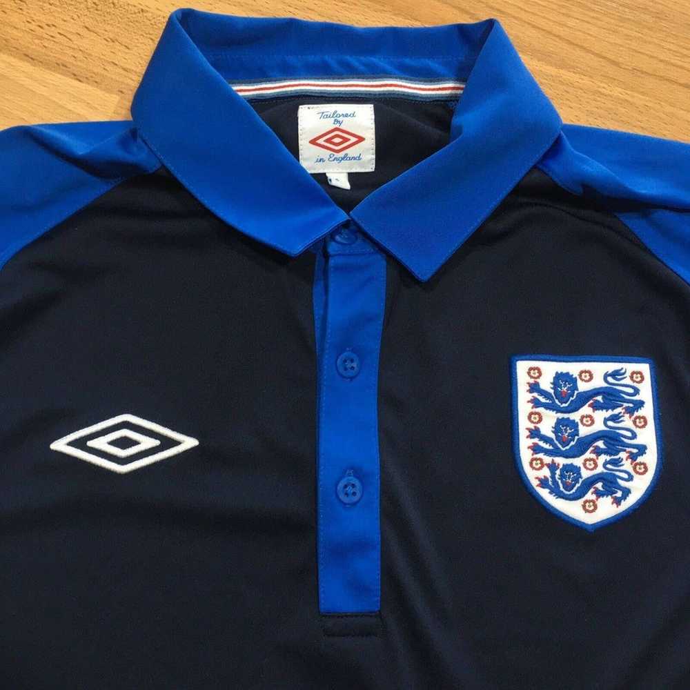 Umbro Blue England Soccer Football Tailored Jerse… - image 5