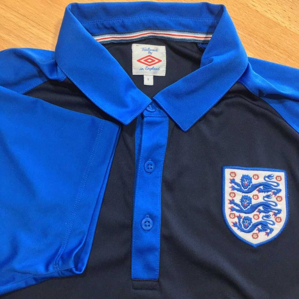 Umbro Blue England Soccer Football Tailored Jerse… - image 6