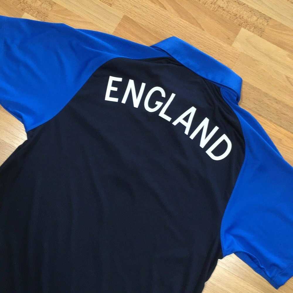 Umbro Blue England Soccer Football Tailored Jerse… - image 9