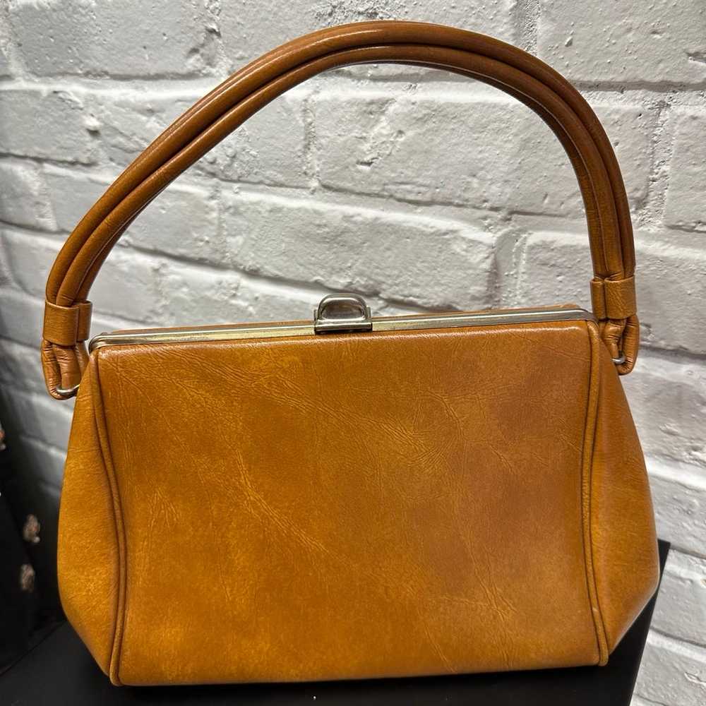 vintage leather purse - image 1