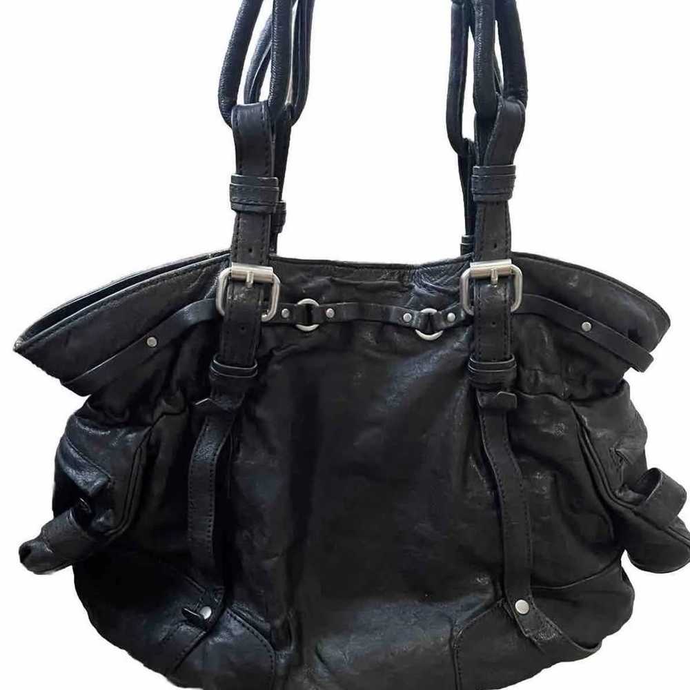 Juicy Couture black leather shoulder bag - image 9