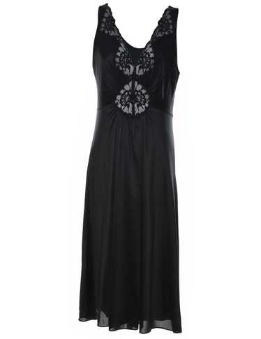 Classic Black Lace Nightdress - S - image 1