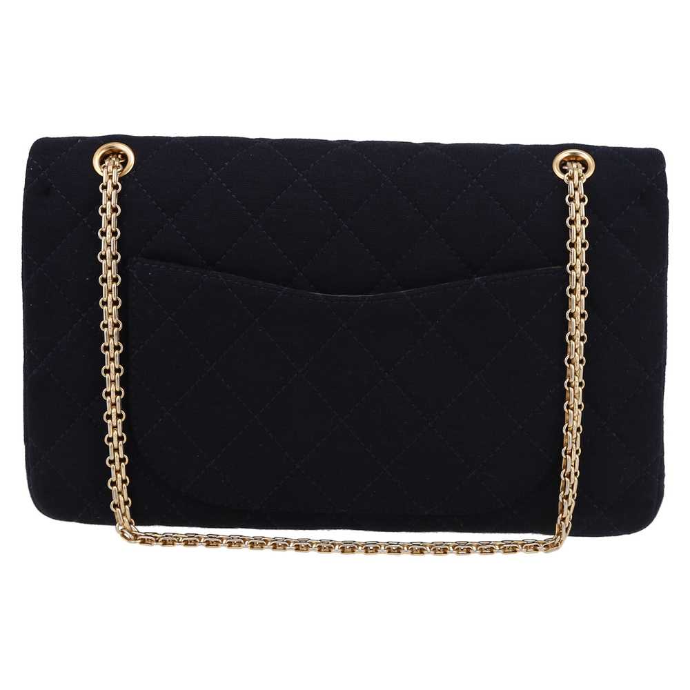 Chanel Chanel 2.55 handbag in navy blue jersey Co… - image 8