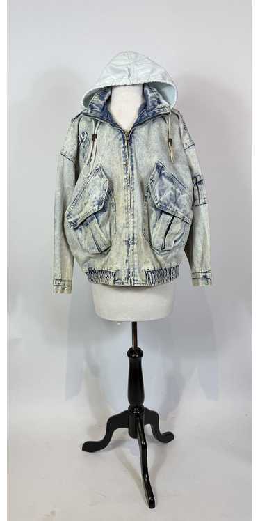1980s - 1990s Stefano Acid Wash Denim Jacket