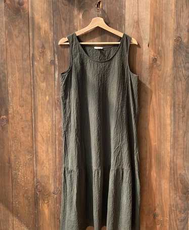 EILEEN FISHER Seersucker dress (M)