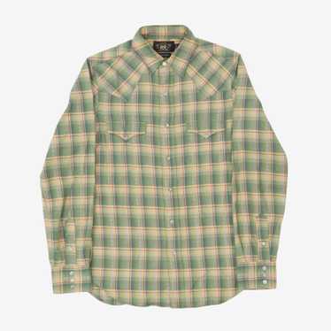 Rrl western check shirt - Gem