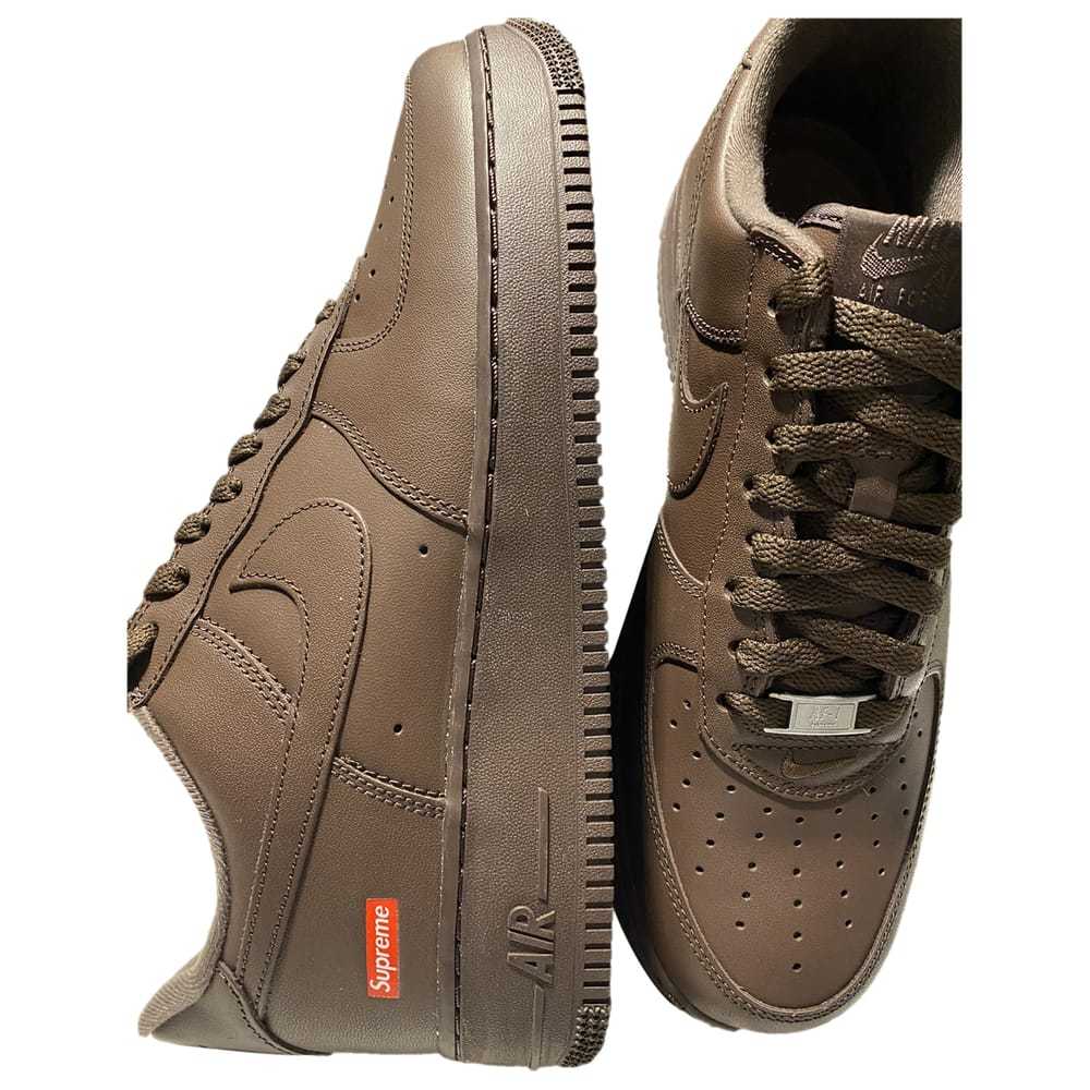 Nike x Supreme Air Force 1 leather trainers - image 1
