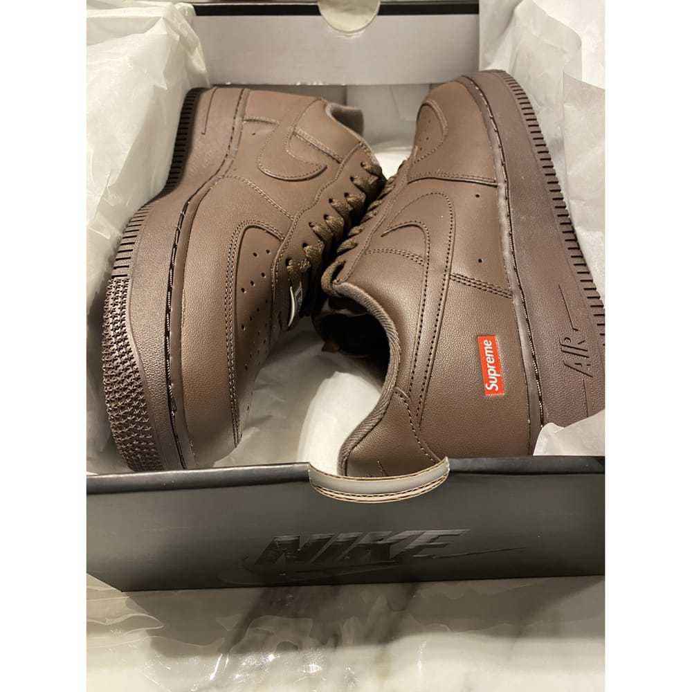 Nike x Supreme Air Force 1 leather trainers - image 4