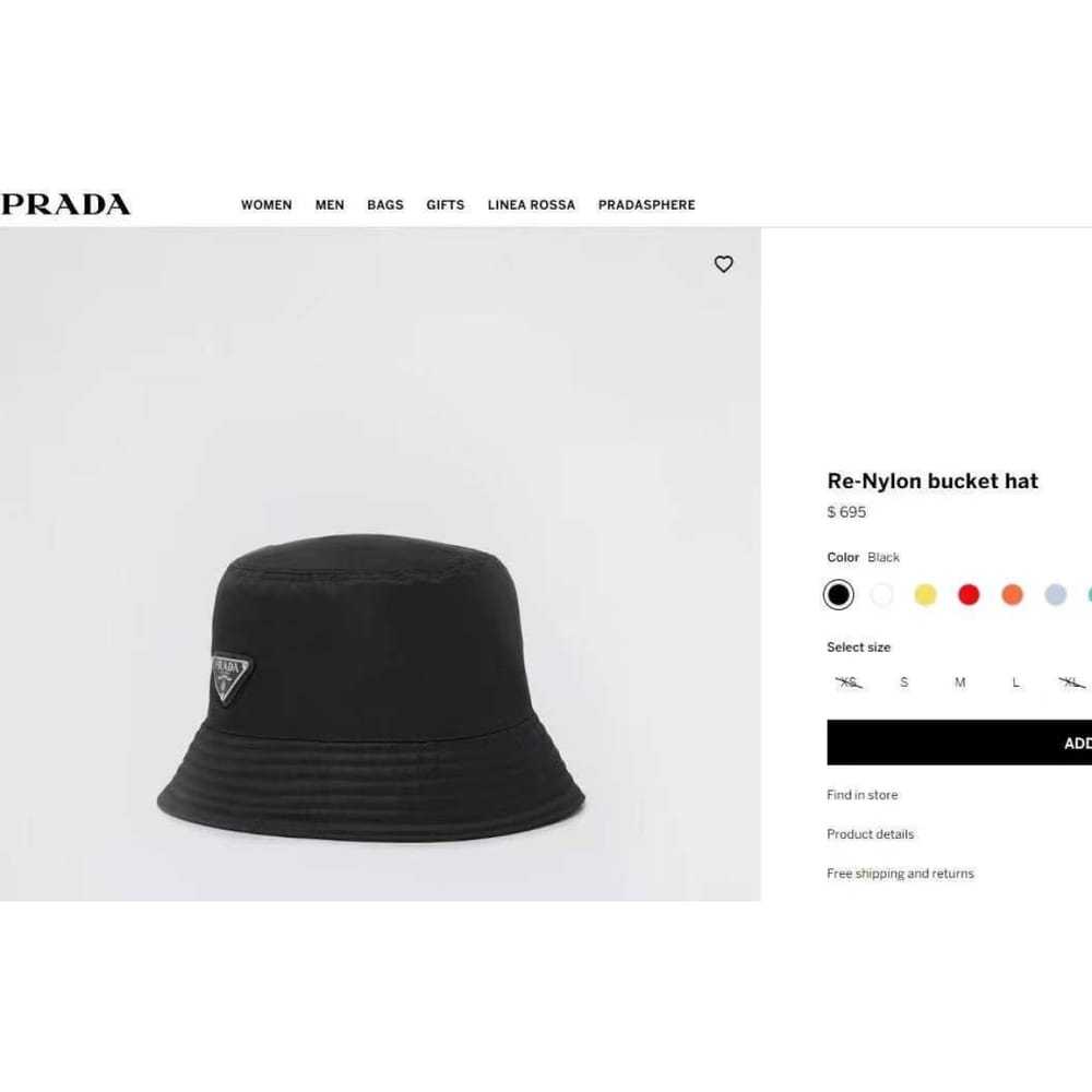 Prada Cloth hat - image 2