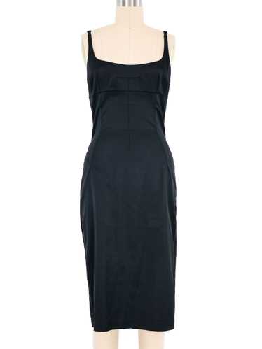 2000s Dolce And Gabbana Black Satin Slip Dress